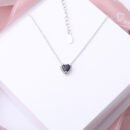 سلسله بنادورا قلب اسود- Pandora necklace heart