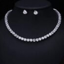 كوليه تنس سوليتير – Tennis solitaire necklace