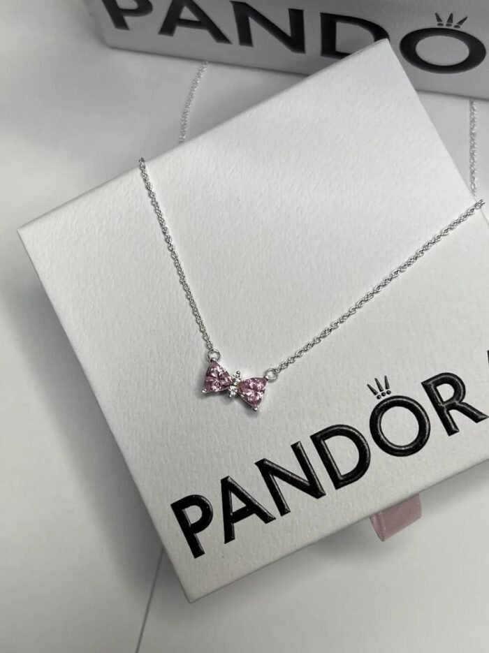 ⁦سلسله بنادورا فيونكه بينك – Pandora necklace Rose⁩ - الصورة ⁦2⁩