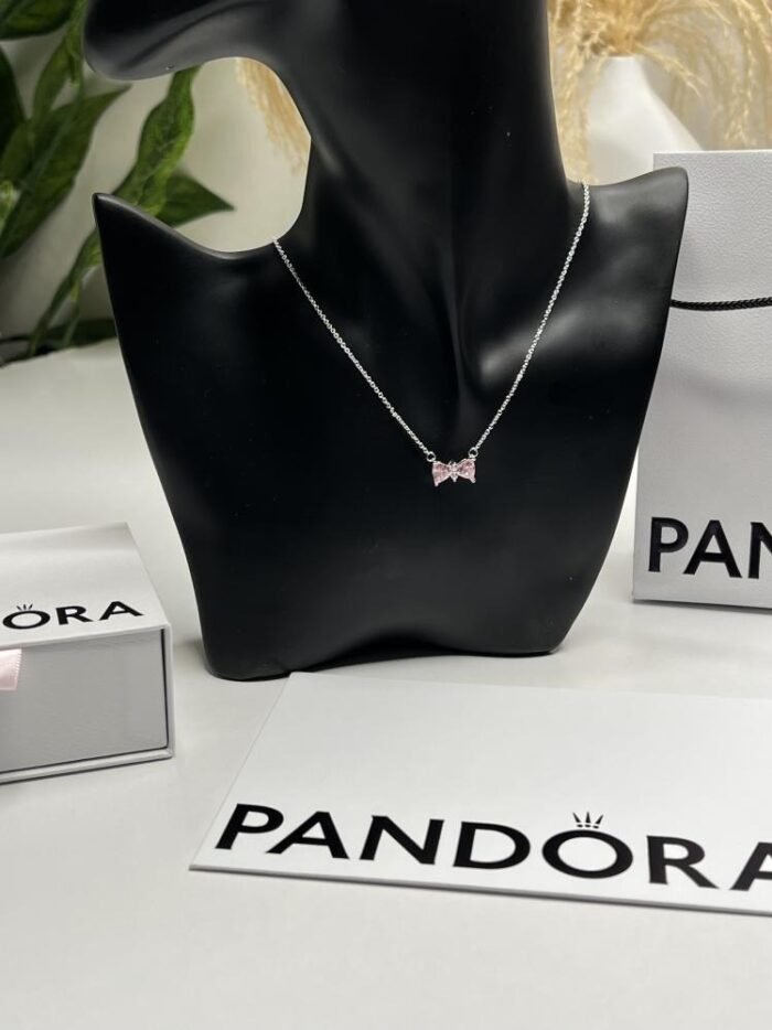 ⁦سلسله بنادورا فيونكه بينك – Pandora necklace Rose⁩ - الصورة ⁦3⁩