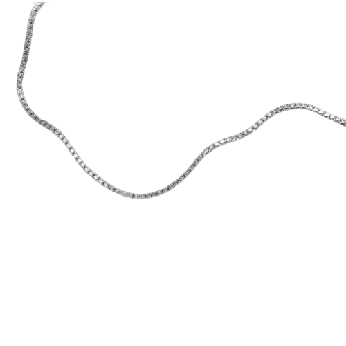كوليه تنس سوليتير – Tennis solitaire necklace