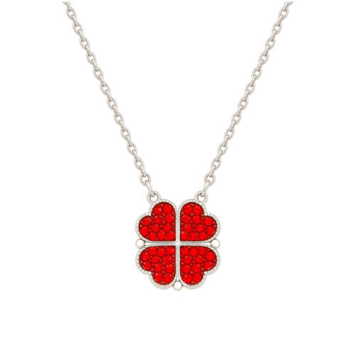 سلسله مغناطيس قلوب احمر – Red hearts magnetic necklace