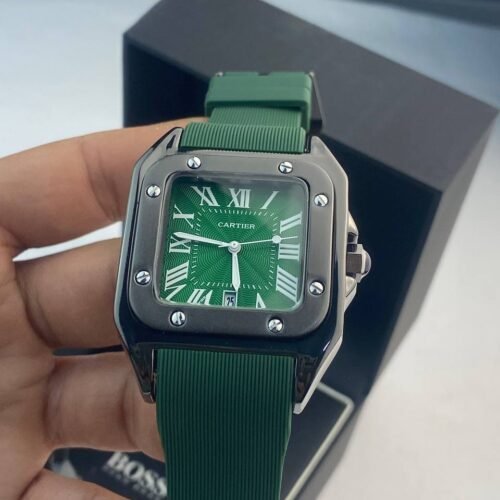 ساعه كارتير زيتي*فضي