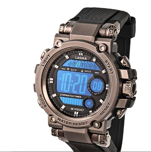 ساعة Lasika W-H9047 أسود* بني