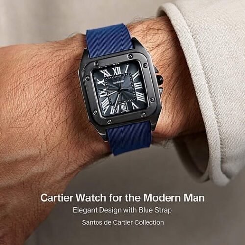ساعه كارتير ازرق