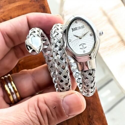 ساعة بلغاري تعبان فضي