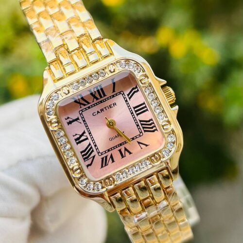 كارتير القرص بينك– سوار ذهبي