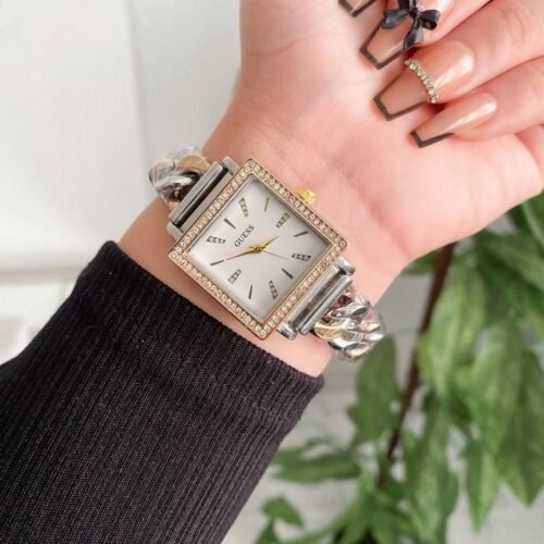 ساعةGUESS حريمي جولد * سيلفر