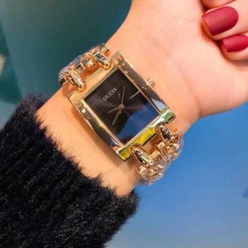 ساعةGUESS حريمي  روز جولد*مينا اسود