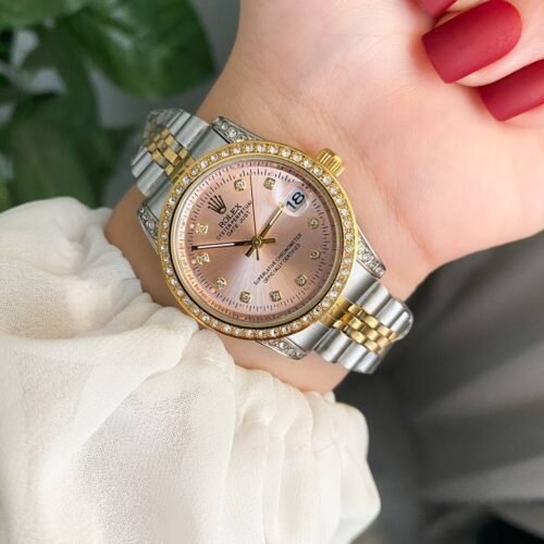 ساعة روليكس فضي*مينا سيمون (فصوص)