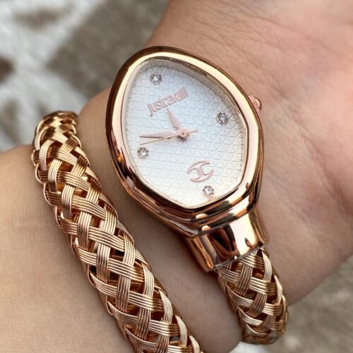 ساعة cavalli حريمي  (نحاسي)