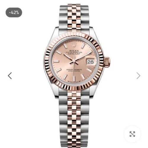 ساعة روليكس سبلفر*مينا نحاسي(فصوص)