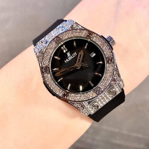 ساعات هوبلت حريمي – أسود×سيلفر