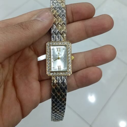 ساعة روليكس فضي*دهبي (فصوص)