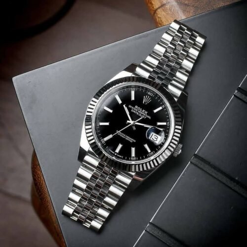 ساعه رولكس رجالي – سيلفر×اسود