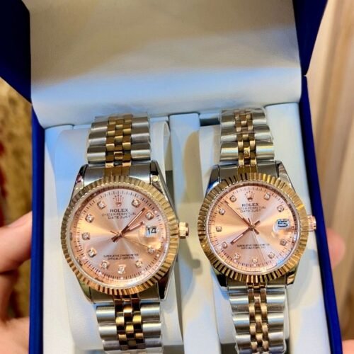 ساعات رولكس رجالي وحريمي – روز جولد
