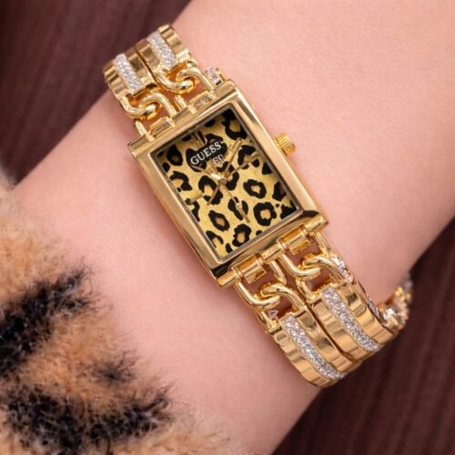 ساعةGUESS حريمي جولد * تايجر