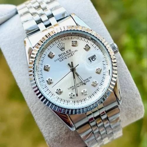 ساعه رولكس رجالي – سيلفر  شيك