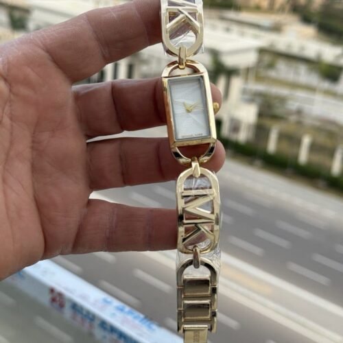 ساعة mk حريمي -جولد* ابيض