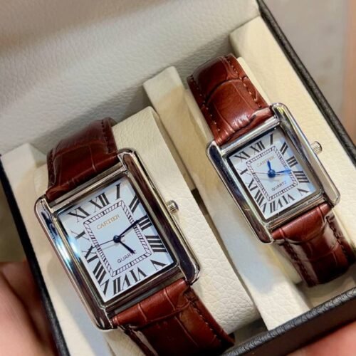ساعات كارتير رجالي وحريمي – بني