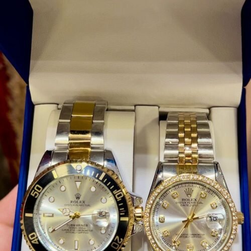 ساعات رولكس رجالي وحريمي – سيلفر.جولد