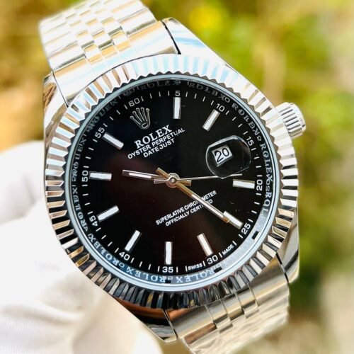 ساعه رولكس رجالي – سيلفر ×اخضر (نسخة)