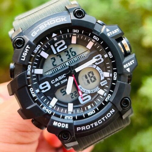 ساعة CASIO G-SHOCK (اسود*اسود) ضد المياه غطس 50 متر